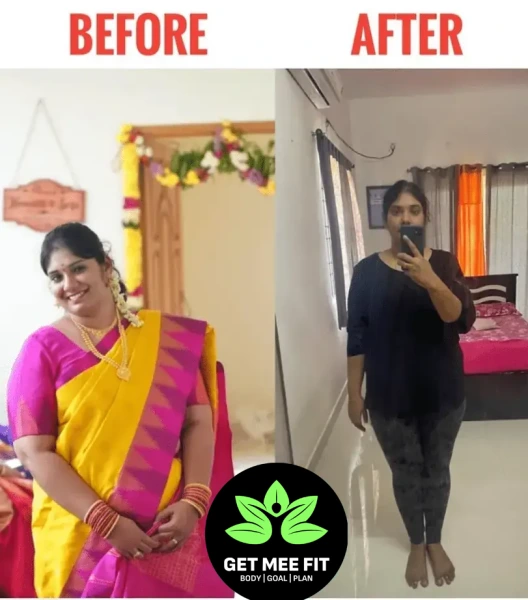Client before and after result 1